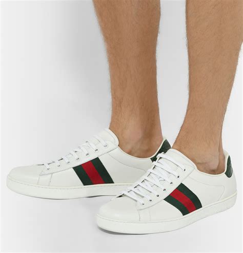 white gucci shoes size 10|Gucci leather shoes men.